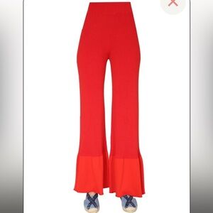 NWT Stella McCartney Ribbed Flared Knit pants 38 XS